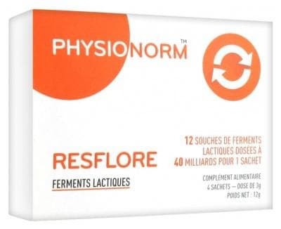 Laboratoire Immubio - Physionorm Resflore Lactic Ferments 4 Sachets