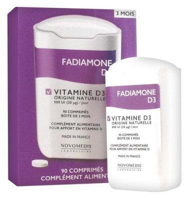 Laboratoire Novomedis - Fadiamone D3 Vitamine D3 90 Tablets