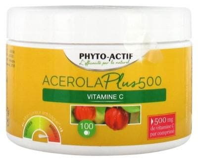 Laboratoire Phyto-Actif - Acerola Plus 500 100 Tablets