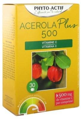 Laboratoire Phyto-Actif - Acerola Plus 500 30 Tablets
