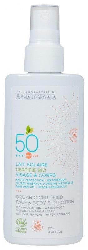 Laboratoire du Haut-Ségala Organic Sun Lotion SPF50 for Children and Babies 125 g