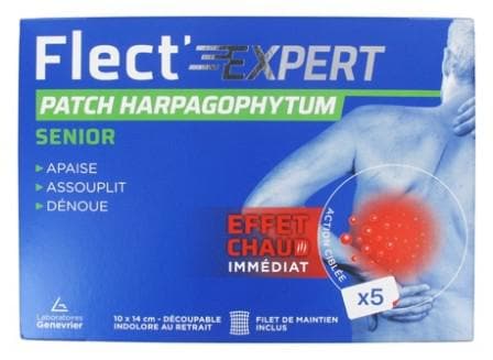 Laboratoires Genevrier FLECT' EXPERT Harpagophytum Senior Patch 5 Patches