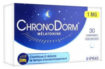 Laboratoires IPRAD - ChronoDorm Melatonin 1mg 30 Sublingual Tablets