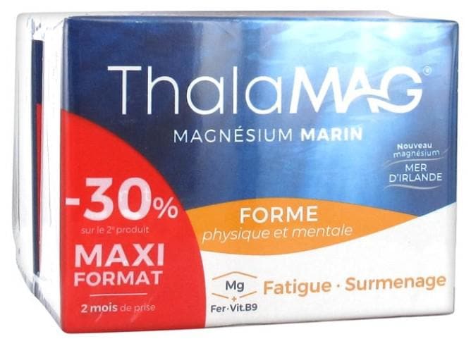 Laboratoires IPRAD Thalamag Marine Magnesium Physical and Mental Form 2 x 60 Capsules