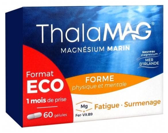 Laboratoires IPRAD Thalamag Marine Magnesium Physical and Mental Form 60 Capsules