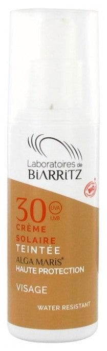 Laboratoires de Biarritz Alga Maris Organic Face Tinted Sunscreen SPF30 50ml Colour: Fair