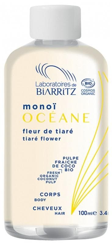 Laboratoires de Biarritz Océane Organic Monoï Tiare Flower 100ml