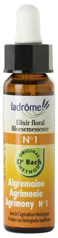 Ladrôme Flowers of Bach Floral Elixir N°1: Agrimony Organic 10ml