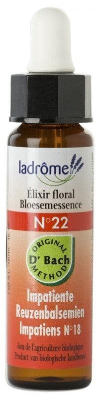 Ladrôme Flowers of Bach Floral Elixir N°22: Impatiens Organic 10ml