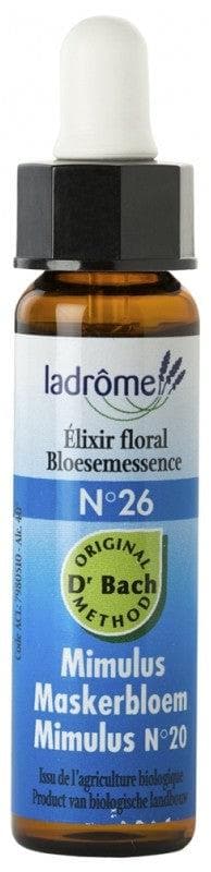Ladrôme Flowers of Bach Floral Elixir N°26: Mimulus Organic 10ml