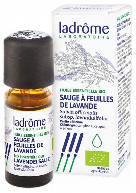 Ladrôme Organic Essential Oil Lavender Leaf Sage (Salvia Officinalis subsp.lavandulifolia) 10ml