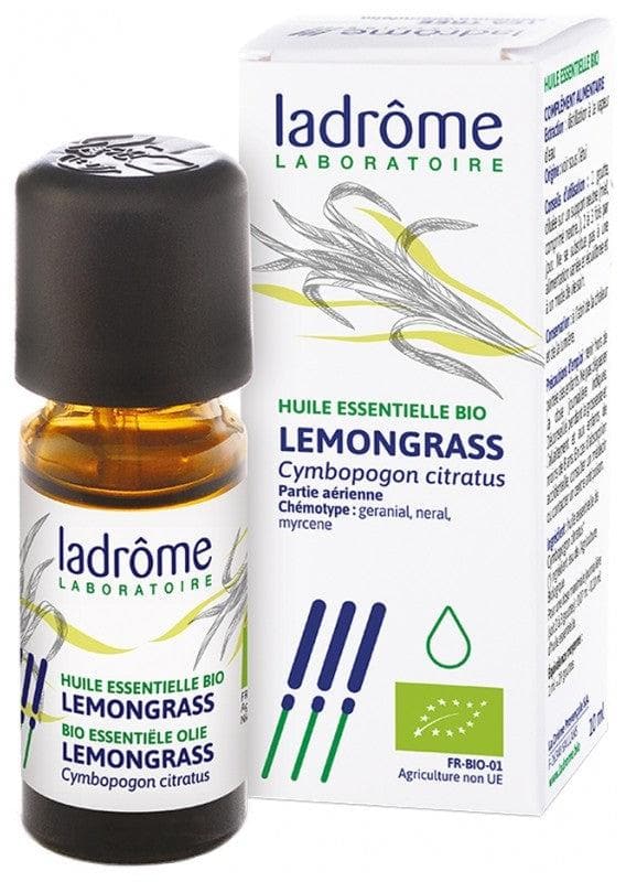 Ladrôme Organic Essential Oil Lemongrass (Cymbopogon citratus) 10ml