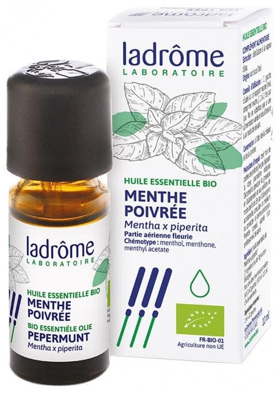 Ladrôme Organic Essential Oil Pepper Mint (Mentha x piperita) 10ml
