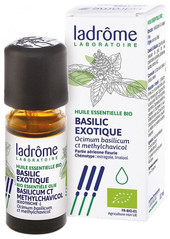 Ladrôme Organic Exotic Basil Essential Oil (Ocimum basilicum ct methylchavicol) 10ml