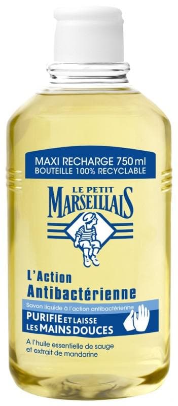 Le Petit Marseillais Liquid Soap with Antibacterial Action Maxi Refill 750ml