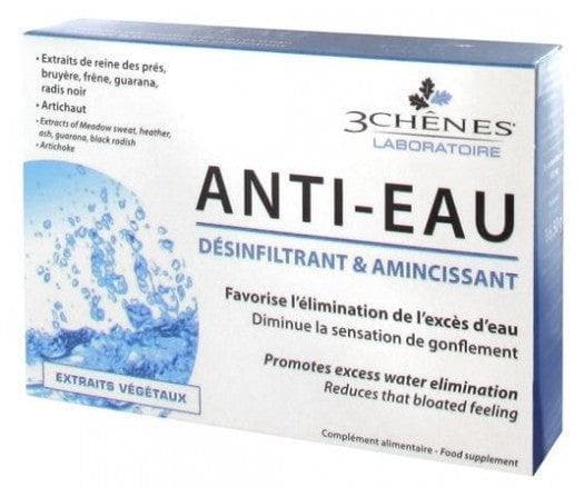 Les 3 Chênes Anti-Water Desinfiltrating and Slimming 30 Tablets