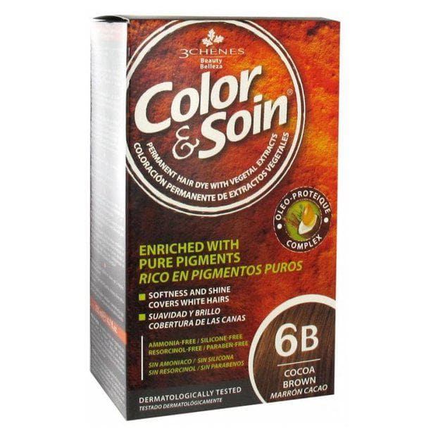 Les 3 Chenes Color & Soin Special Women Hair Color Cocoa Brown: 6B