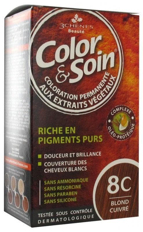Les 3 Chênes Color & Soin Special Women Hair Colour: Copper Blond: 8C
