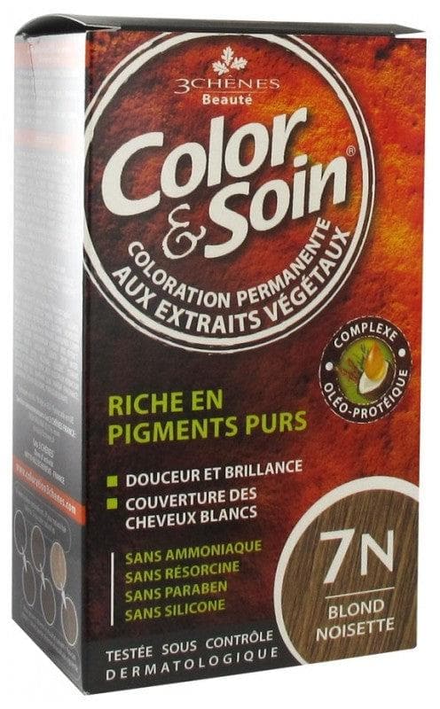 Les 3 Chênes Color & Soin Special Women Hair Colour: Hazelnut Blond: 7N