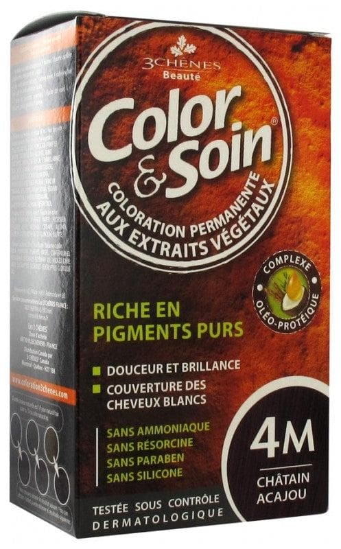 Les 3 Chênes Color & Soin Special Women Hair Colour: Mahogany Chestnut: 4M
