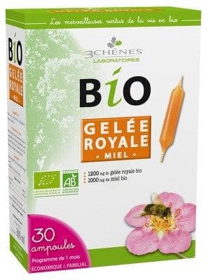 Les 3 Chênes - Organic Royal Jelly Honey 30 Phials