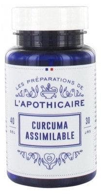 Les Préparations de l'Apothicaire - Assimilable Turmeric 40 Capsules