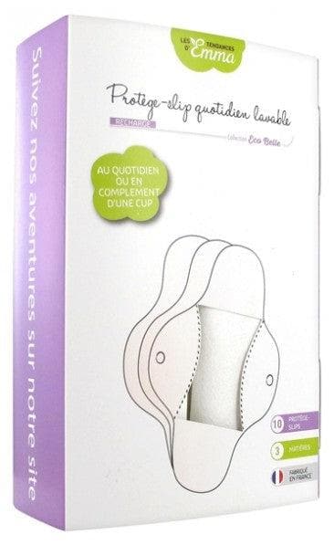 Les Tendances d'Emma Collection Eco Belle Washable Daily Panty-Liners 10 Panty-Liners