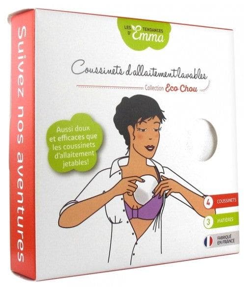 Les Tendances d'Emma Collection Eco Chou Washable Breastfeeding Pads 4 Pads
