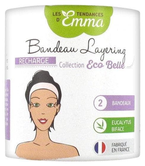 Les Tendances d'Emma Eco Belle Collection Refill 2 Eucalyptus Layering Headbands
