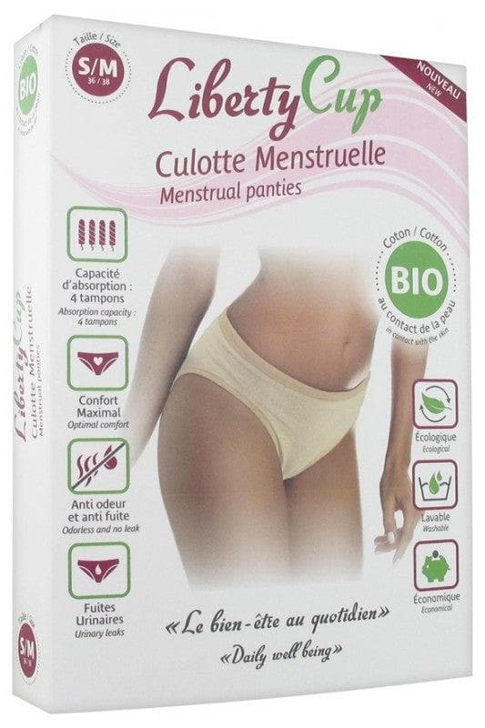Liberty Cup Menstrual Panty Flesh Colored Organic Size: S/M