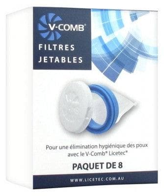 Licetec V-Comb - 8 Disposable Filters