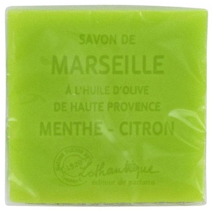 Lothantique Marseille Soap Fragranced 100g Scent: Mint-Lemon