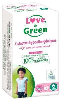 Love & Green - Hypoallergenic Pants 16 Pants Size 6 (+ 16kg)