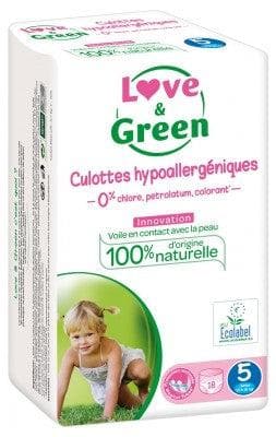 Love & Green - Hypoallergenic Pants 18 Pants Size 5 (12-18kg)