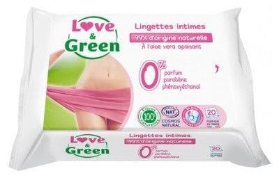 Love & Green - Intimate Wipes 20 Wipes