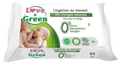 Love & Green - Liniment Wipes 56 Wipes