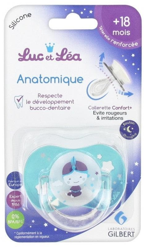 Luc et Léa Anatomical Soother with Ring 18 Months + Special Night