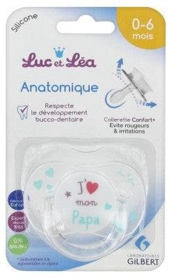 Luc et Léa - Silicon Anatomic Soother with Ring 0-6 Months