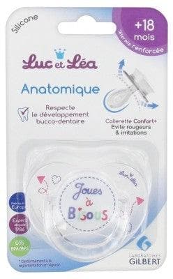 Luc et Léa - Silicone Anatomic Soother with Ring + 18 Months