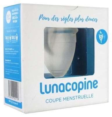 Lunacopine - Menstrual Cup Size 2 - Colour: Transparent