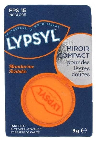 Lypsyl Compact Mirror for Soft Lips FPS 15 9g Fragrance: Mandarin
