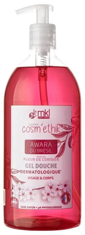 MKL Green Nature Cosm'Ethik Shower Gel Awara from Brazil Cherry Blossom Fragrance 1 Liter