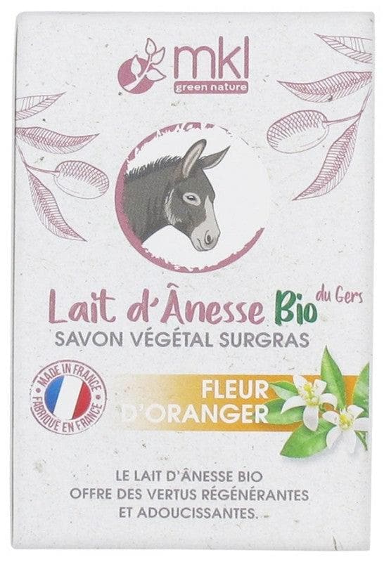 MKL Green Nature Organic Donkey Milk From the Gers Extra-Rich Plant Soap Orange Blossom 100g
