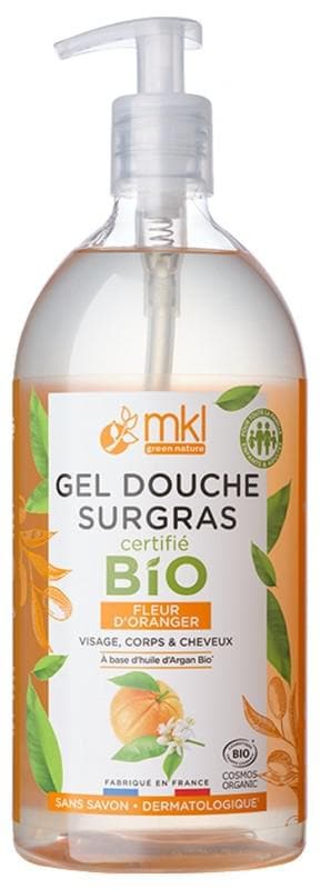 MKL Green Nature Ultra-Rich Shower Gel Orange Blossom Organic 1L