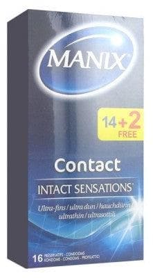 Manix - Contact Intact Feelings 14 Condoms + 2 Free
