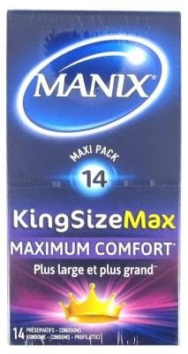 Manix - King Size Max 14 Condoms