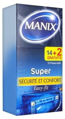 Manix - Super 14 + 2 Free Condoms
