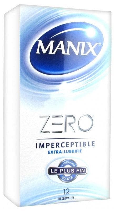Manix Zéro Imperceptible Extra-Lubricated 12 Condoms