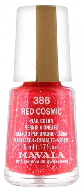 Mavala Mini Color Nail Color Cosmic 5ml Colour: 386: Red Cosmic