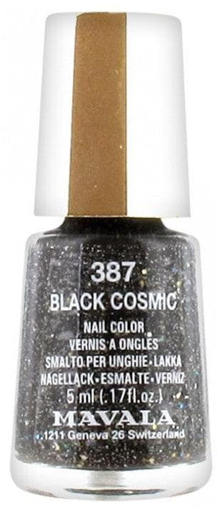 Mavala Mini Color Nail Color Cosmic 5ml Colour: 387: Black Cosmic